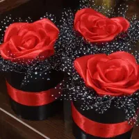 گل ربانی کادو روز معلم هدیه باکس گل جاودان