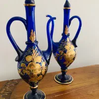 یک جفت گلاب پاش صادراتی آبکاری طلا