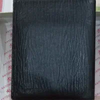 کیف چرم مشکی و جا کارتی وارداتی نو و درجه یک