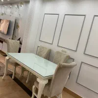 میزناهار خوری ۶نفره  ۴عدد استخونی ۲عدد بنفش|میز و صندلی غذاخوری|رشت, لاکان شهر|دیوار