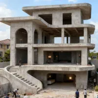 اسکلت ارماتوربندی پیمانکاری فنس کشی محوطه سازی