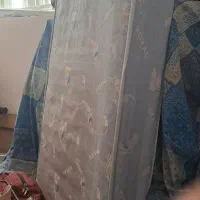 تشک تخت یک نفره فنری خیلی کم استفاده شده