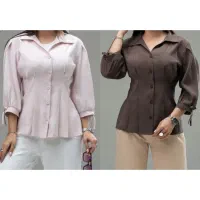 شومیز کمرپیلی شیک دخترانه و زنانه