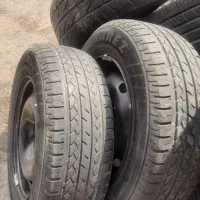 چهار حلقه رینگ و لاستیک ۱۴فابریک ایرانخودرو|قطعات یدکی و لوازم جانبی|قم, علی آباد سعدگان|دیوار