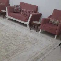 فروش یک دست مبل هفت نفره راحتی با جلو مبلی