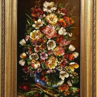 قابسازی اشک قلم (اولین قابسازی رفسنجان)|تابلو، نقاشی، عکس|رفسنجان, |دیوار