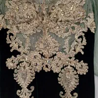 پیراهن مخمل مجلسی