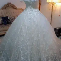 لباس عروس ترک دانتل مثل نو سایز ۳۶ - ۳۸ زیر قیمت|لباس|تهران, نصرت|دیوار