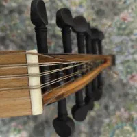 عود حرفه ای|سازهای سنتی|رشت, منظریه|دیوار