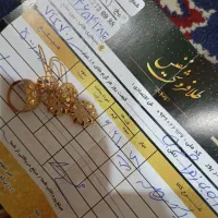 گوشواره و انگشتر طلا با3درصدبالای قیمت تابلو|جواهرات|مشهد, طبرسی شمالی|دیوار