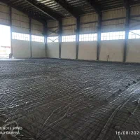 بتن ریزی کف با ماله پروانه به صورت شیشهای|خدمات پیشه و مهارت|رشت, جماران|دیوار