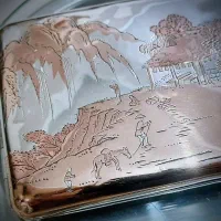 جاسیگاری ژاپنی - 110 گرم نقره 950 - عتیقه|کلکسیون اشیاء عتیقه|تهران, نیروی هوایی (پیروزی)|دیوار