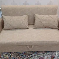 مبل تختخواب شو دونفره تمام MDF