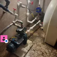 لوله کشی .نصب وسایل بهداشتی نصب پمپ