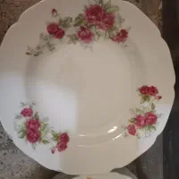 چینی بشقاب گل سرخ بازرگانی اصل