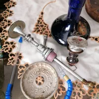 قلیون برنجی نقره ای|کلکسیون و سرگرمی|تهران, فلاح|دیوار