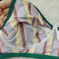 سوتین رنگین کمانی دولایه نخی|لباس|بندر گناوه, |دیوار