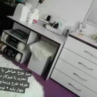 دراور جاکفشی تخت (میزتلویزیون،ارایش،تحریر)|تخت و سرویس خواب|بوئین زهرا, |دیوار