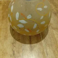 دوعددلوستر،شیشه ای وگوزه ای سرامیکی