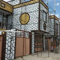 اجرای نمای سیمان بری.پلاستر