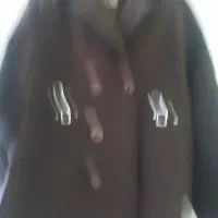 پالتوی پشمی برنگ قهوه ای سوخته درحدنو