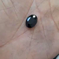 نگین انگشتر.یاقوت سیاه