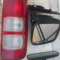 آینه بغل،چراغ خطر عقب و آینه وسط ون تویوتا هایس