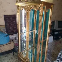 ویترین اینه دار طلایی شیک|بوفه، ویترین، کنسول|اصفهان, مولوی|دیوار