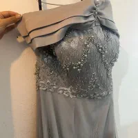 لباس مجلسی نقره ای سایز ۴۲