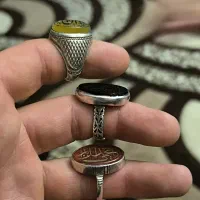 انگشتر نقره خطی نفیس|جواهرات|تبریز, |دیوار