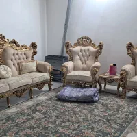 مبل سلطنتی ۹نفره|مبلمان خانگی و میز عسلی|رباط‌کریم, حصار مهتر|دیوار