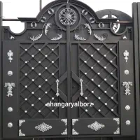 درب حیاط گل دار مدرن کلاسیک ساده|مصالح و تجهیزات ساختمان|دزفول, |دیوار