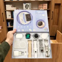 پک ساعت هوشمنداپل واچ همراه ایرپاد+پاوربانک+اسپیکر