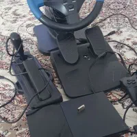 دستگاه پلی استیشن ۲ کپی خور با فرمان