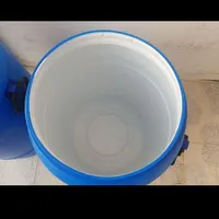 بشکه 60لیتری بهداشتی توسفید|ظروف نگهدارنده، پلاستیکی، یک‌بارمصرف|کرج, حصارک|دیوار