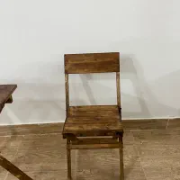 میزو صندلی تاشو نیمکت تاشو چوب نراد|میز و صندلی غذاخوری|بابل, |دیوار