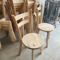 صندلی چوبی کف چوب|صندلی و نیمکت|قزوین, |دیوار