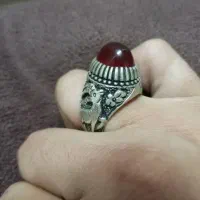 انگشتر یافوت سرخ کار دست وزیبا