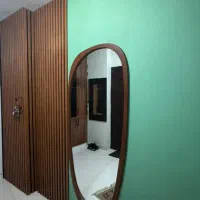 ساعت دیواری تمام چوب ،ایینه قدی