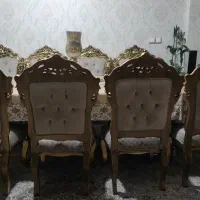 غذاخوری۸ نفره ورق طلا|میز و صندلی غذاخوری|دورود, |دیوار