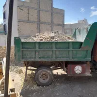 حمل وبارگیری نخاله باتراکتورخاور وبنزتک|خدمات حمل و نقل|یزد, |دیوار
