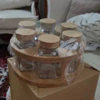 جا ادویه چوبی 6 تایی