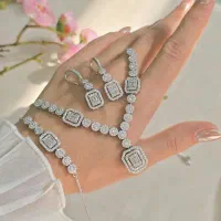 نیم سرویس نقره دارای دستبند گردنبند گوشواره 019786|بدلیجات|تبریز, |دیوار