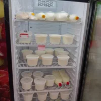 ماست و دوغ بز لبنیات محلی میوه فروشی علیزاده