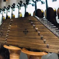 سنتور  حرفه ای سه تار  کمانچه و دف دوتار (نو)