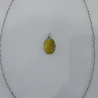 زنجیر و پلاک نقره ۱۳ گرم گرمی ۳۹۰