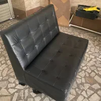 مبل دو نفره مشکی