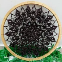 دیوارکوب(ماندالا)قلاب بافی|صنایع دستی و سایر لوازم تزئینی|کاشمر, |دیوار