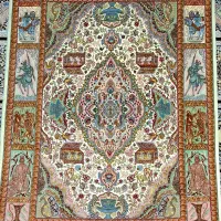 فرش دستبافت تبریز چله ابریشم