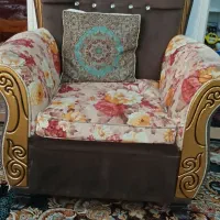 فروش مبل راحتی و تخت دونفره بهمراه تشک طبی